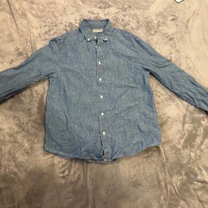 Everlane Chambray L-S shirt - Small - Blue